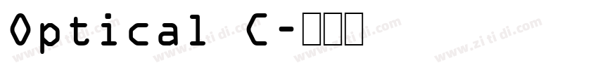 Optical C字体转换